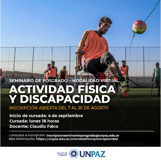 Seminario de Posgrado Actividad Física y Discapacidad - UNPAZ