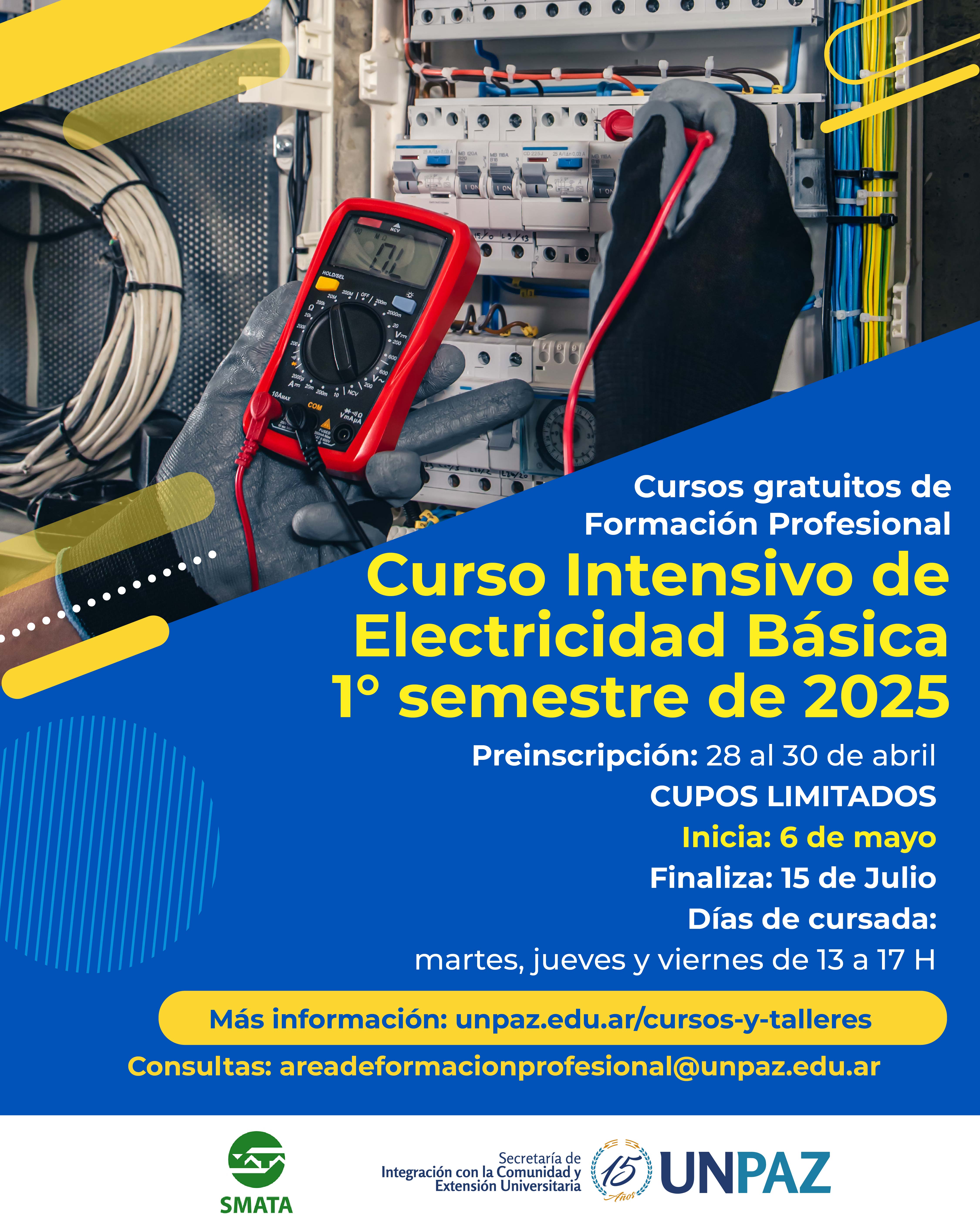 Curso gratuito de electricidad básica - UNPAZ