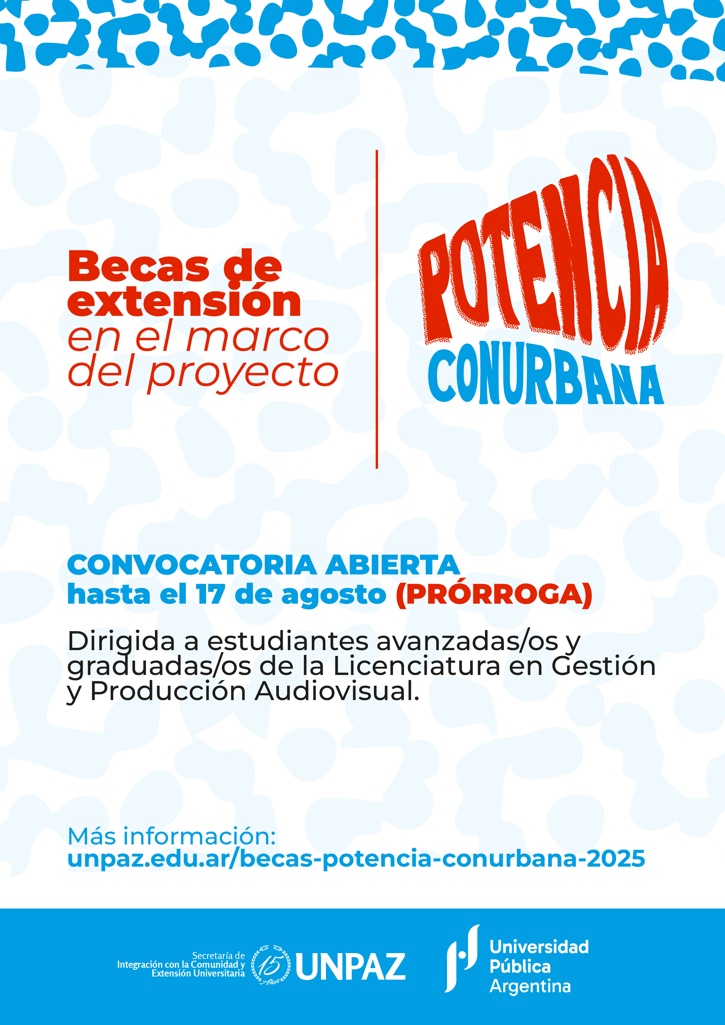 Beca de extensión en el marco del proyecto Potencia Conurbana 