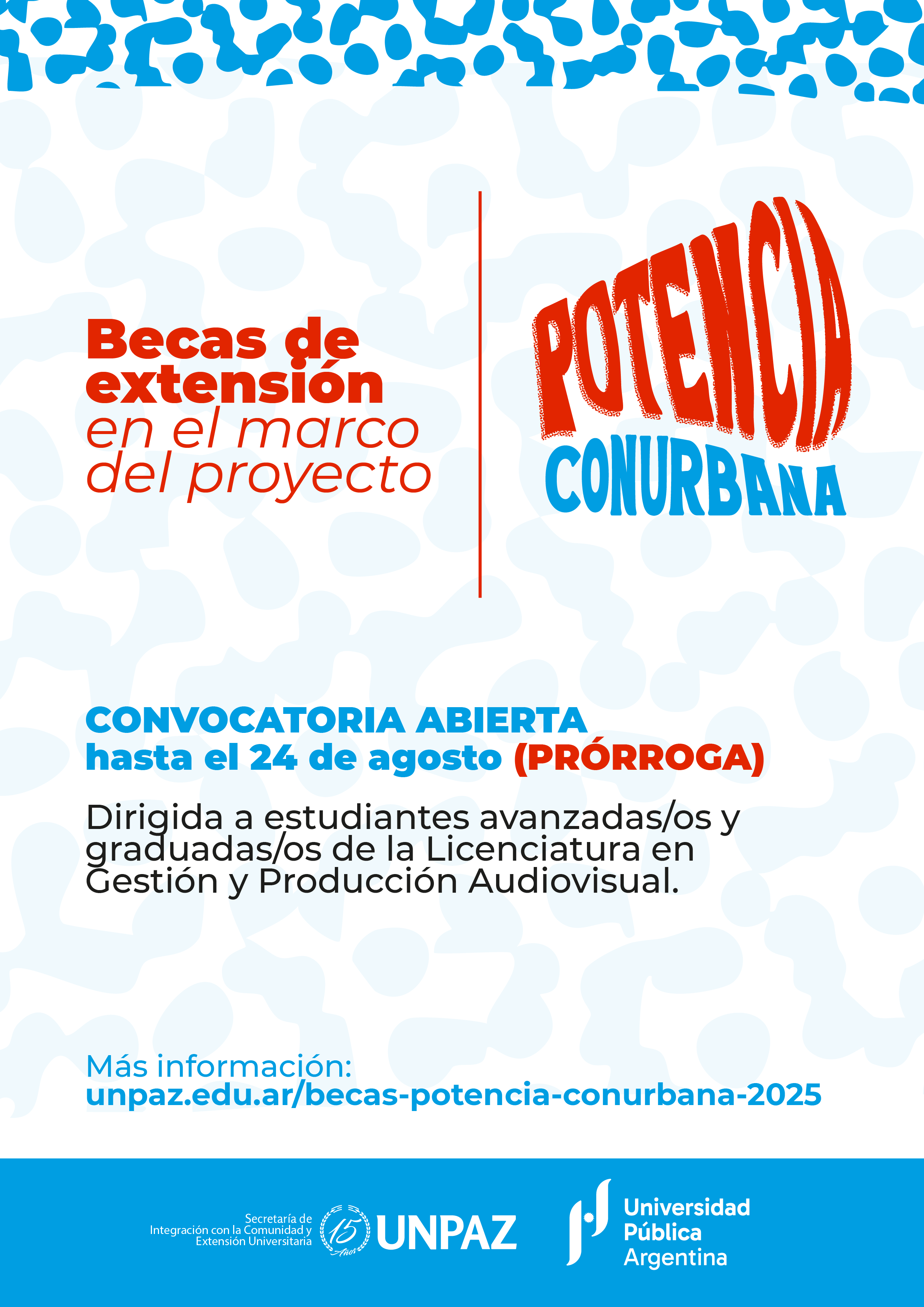 Beca de extensión en el marco del proyecto Potencia Conurbana 