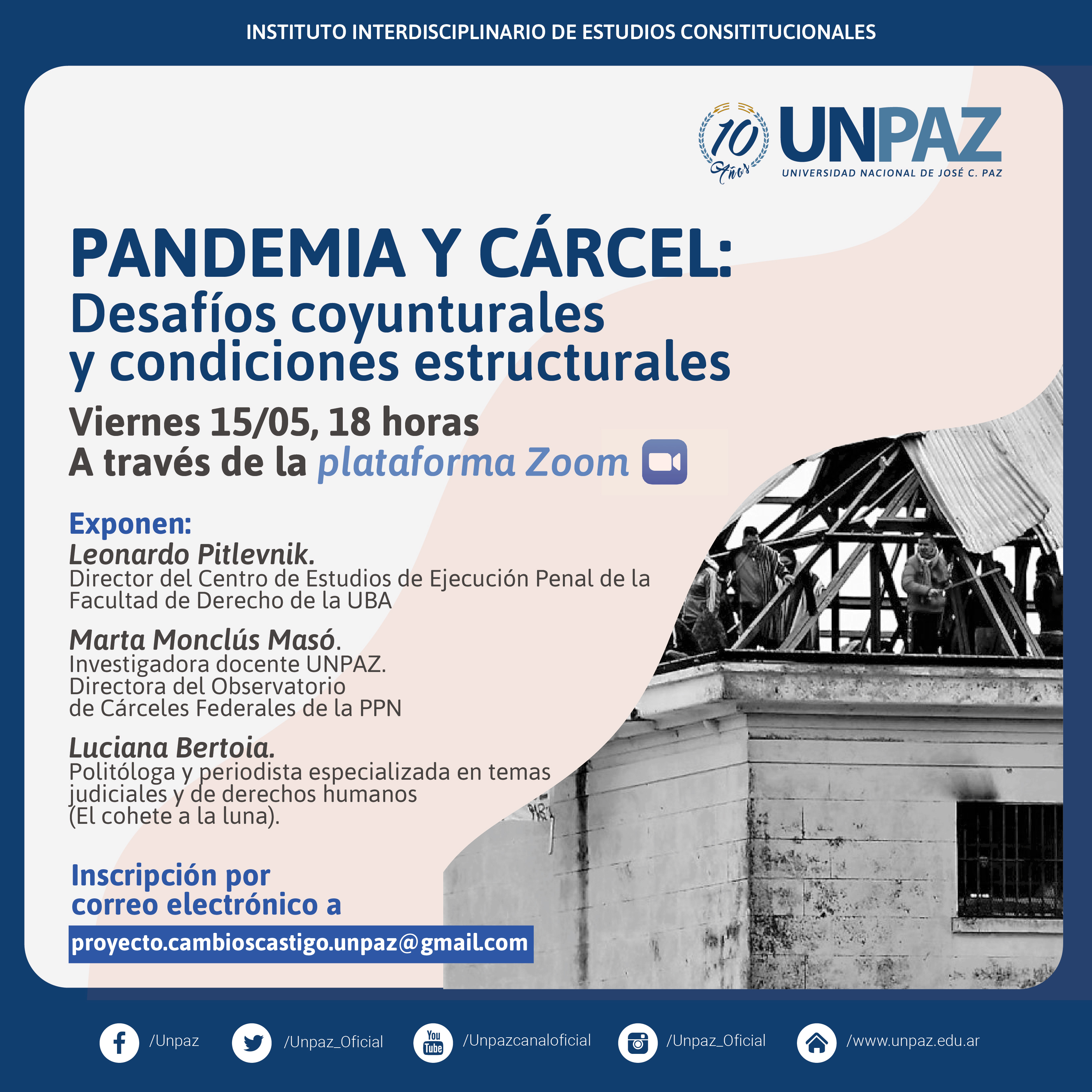 Pandemia y cárcel desafíos coyunturales y condiciones estructurales