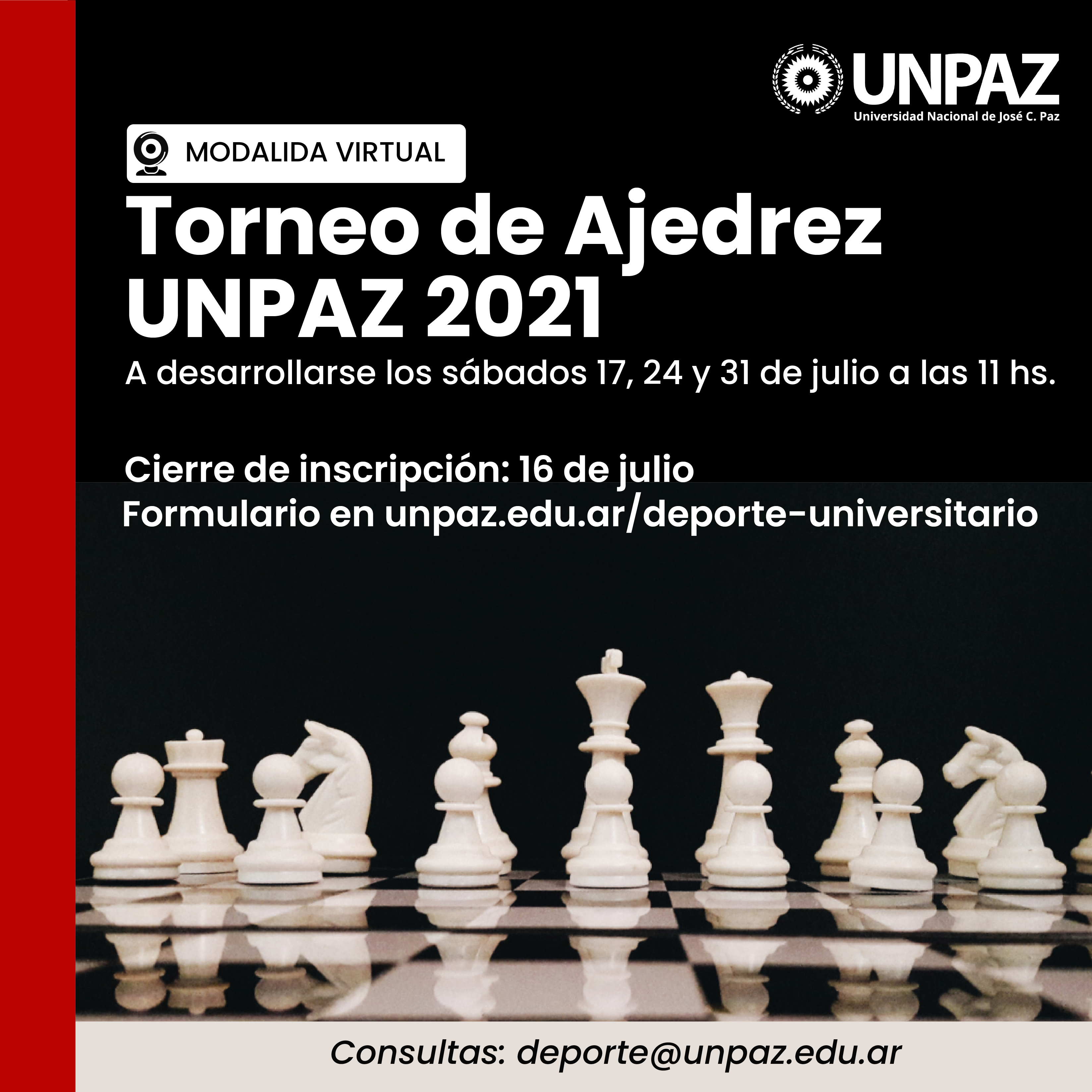 Torneo de Ajedrez UNPAZ 2021
