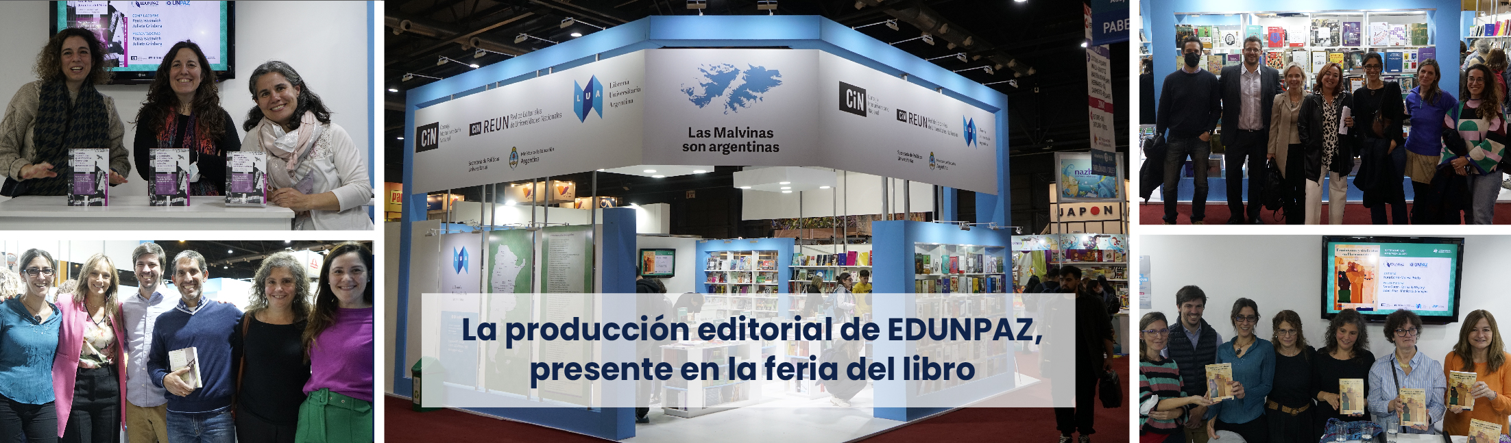 La producción editorial de EDUNPAZ, presente en la feria del libro