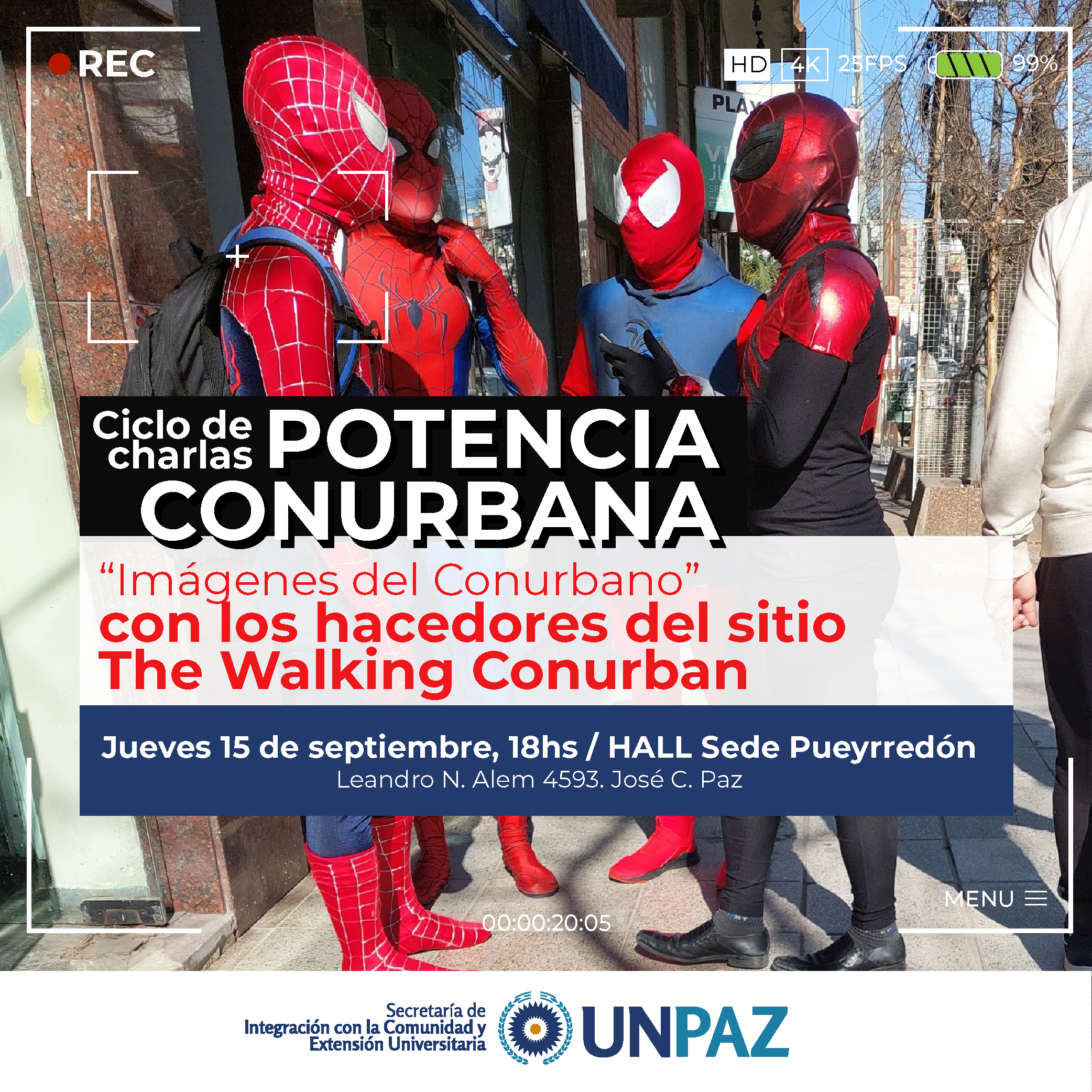 Se realizará el primer encuentro “Potencia Conurbana” con The Walking Conurban en la UNPAZ