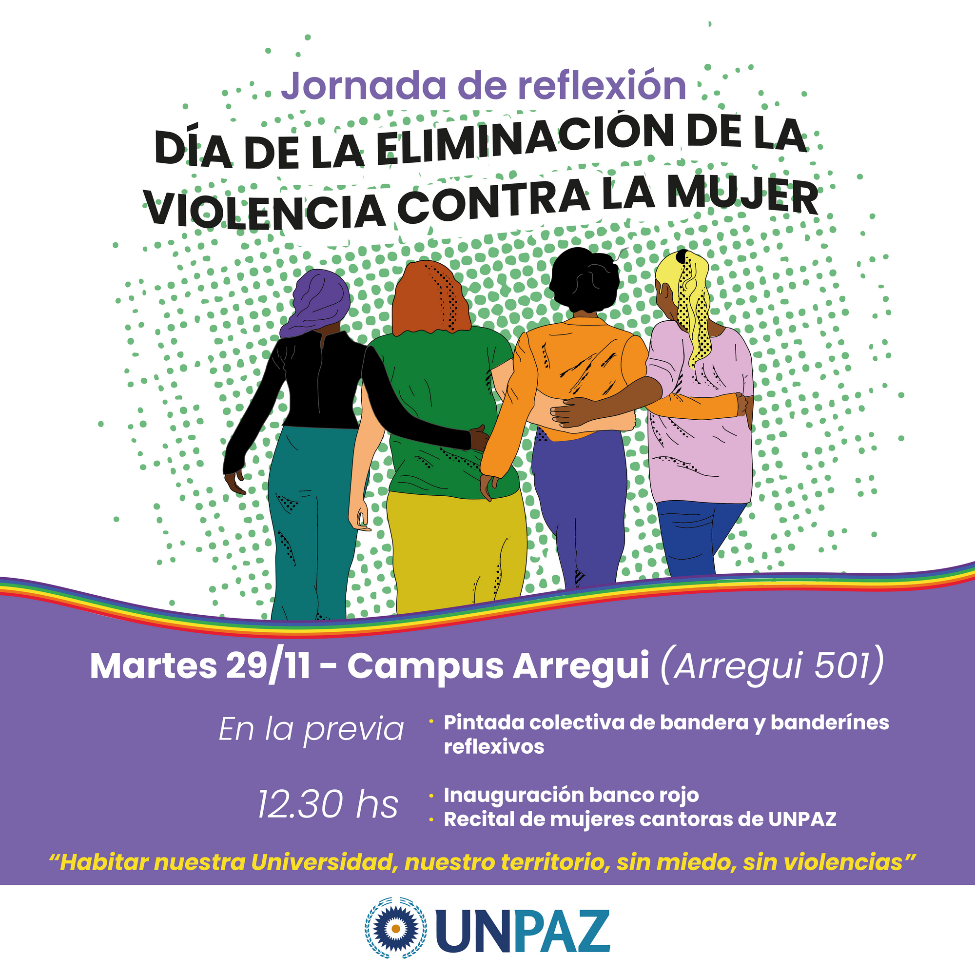 Actividad de reflexión por el Día Internacional de la Eliminación de la Violencia contra la Mujer