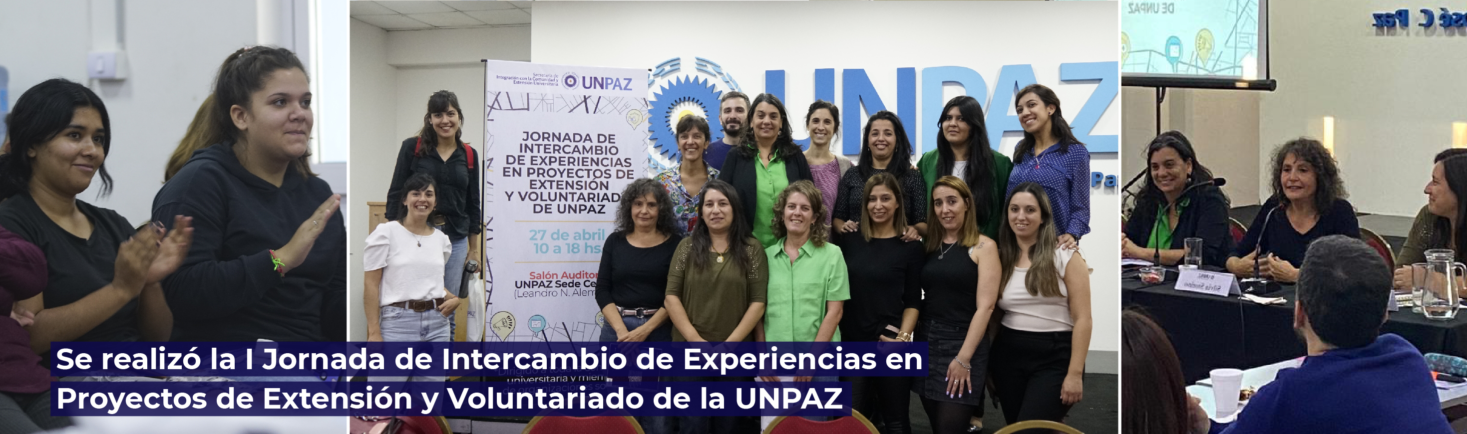 Se realizó la I Jornada de Intercambio de Experiencias en Proyectos de Extensión y Voluntariado de la UNPAZ