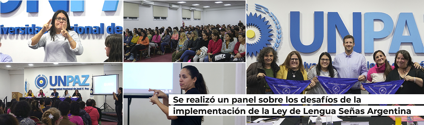 Panel sobre desafíos para la implementación de la Ley de Lengua de Señas Argentina