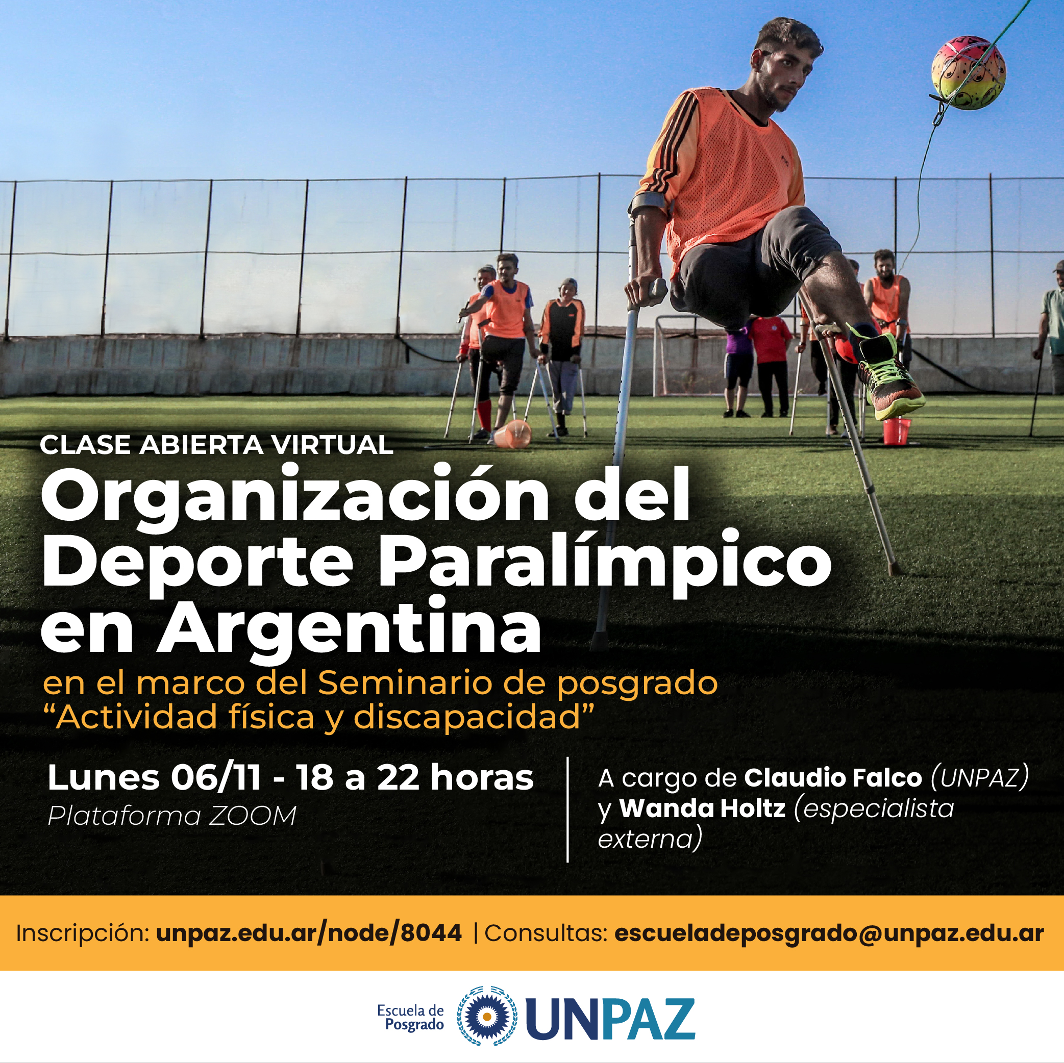 Clase abierta “Organización del Deporte Paralímpico en Argentina”
