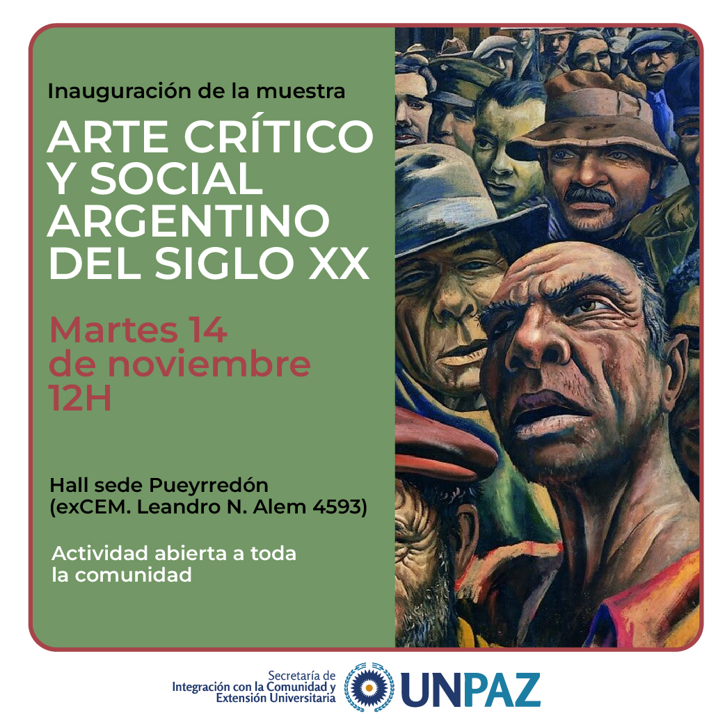 Muestra “Arte crítico y social argentino del siglo XX” - UNPAZ