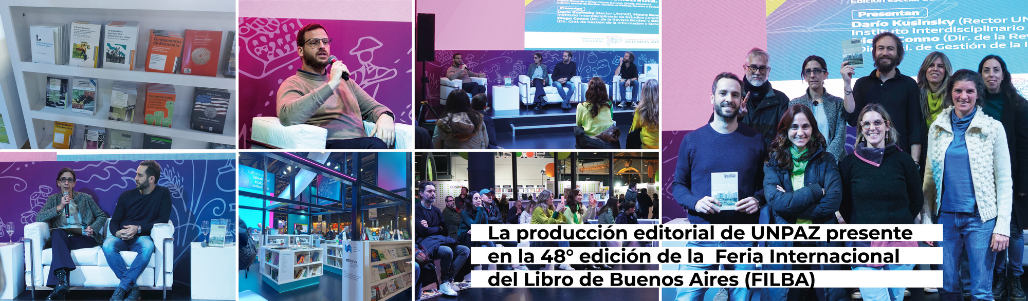 La producción editorial de UNPAZ presente en la 48° edición de la  Feria Internacional del Libro de Buenos Aires (FILBA)