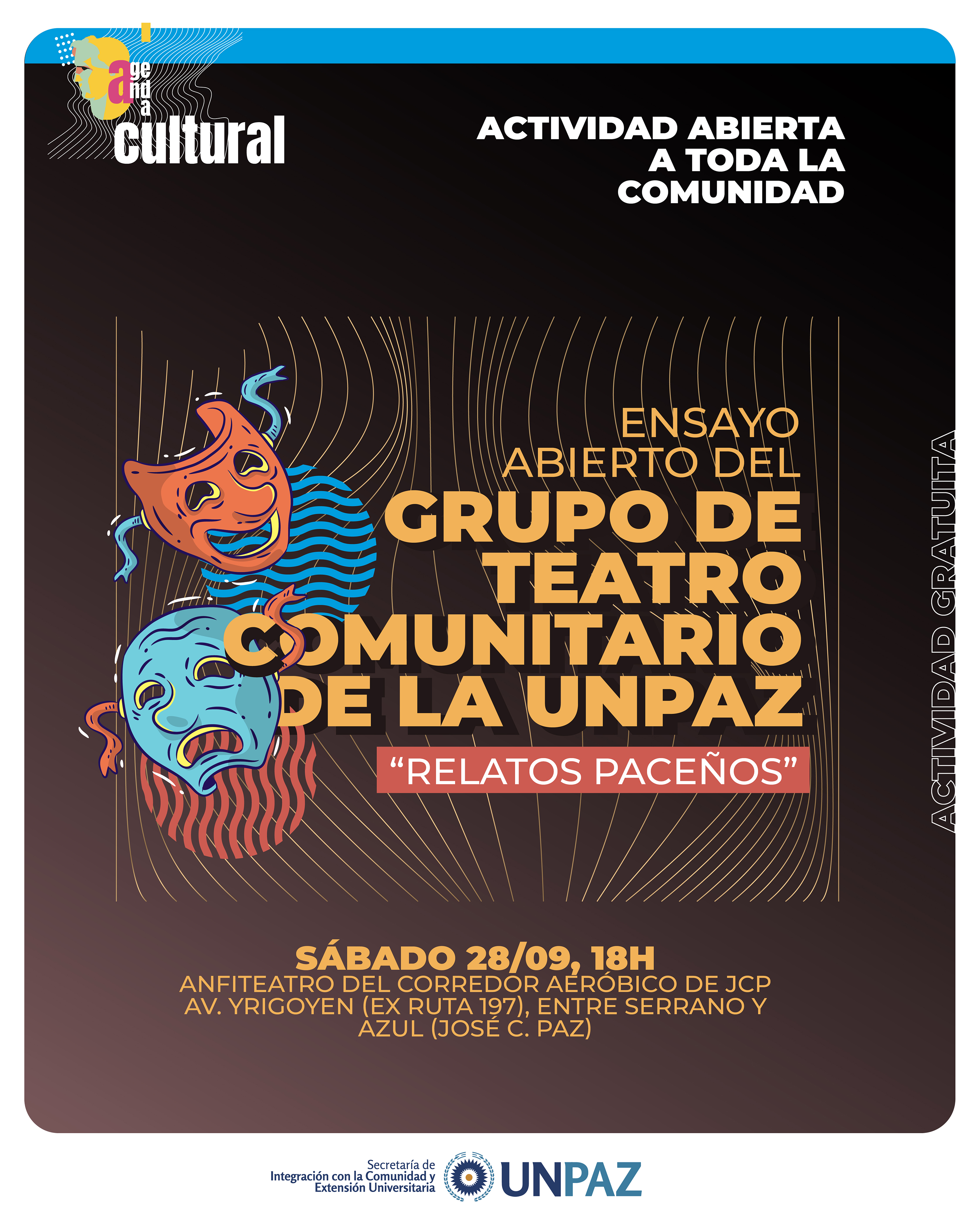 “Relatos paceños”. Ensayo abierto del Grupo de Teatro Comunitario