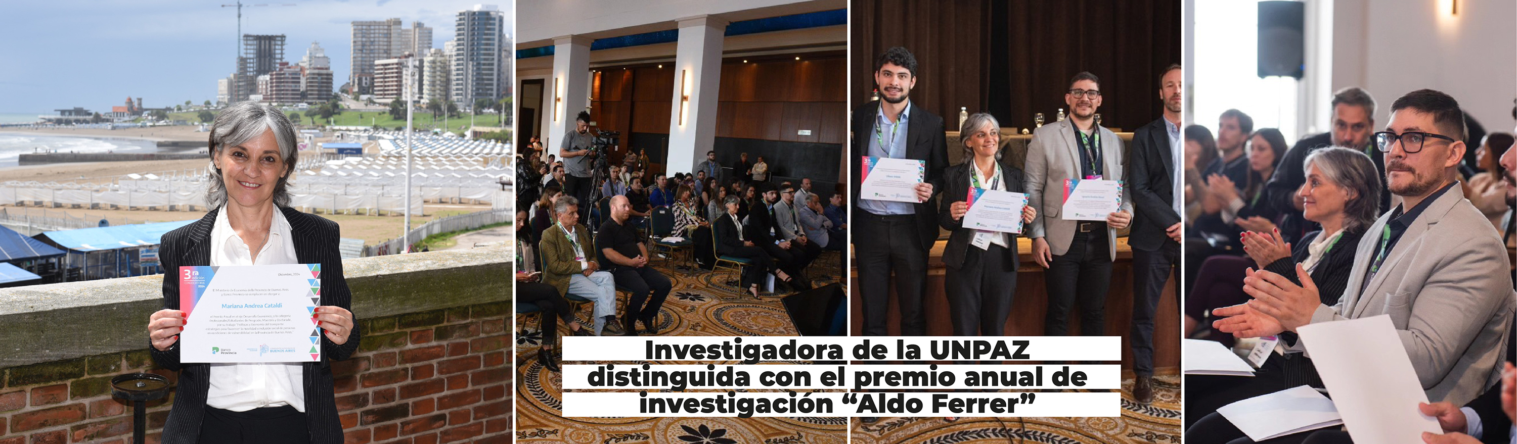 Investigadora de la UNPAZ distinguida con el premio anual “Aldo Ferrer” 