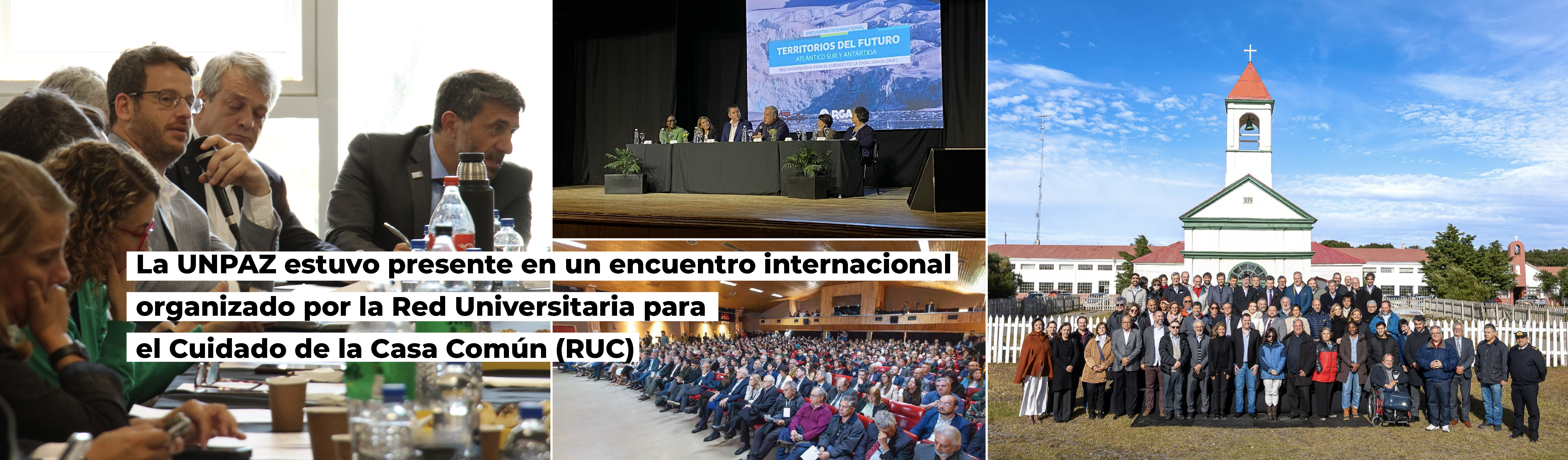 La UNPAZ estuvo presente en un encuentro internacional organizado por la Red Universitaria para el Cuidado de la Casa Común (RUC)