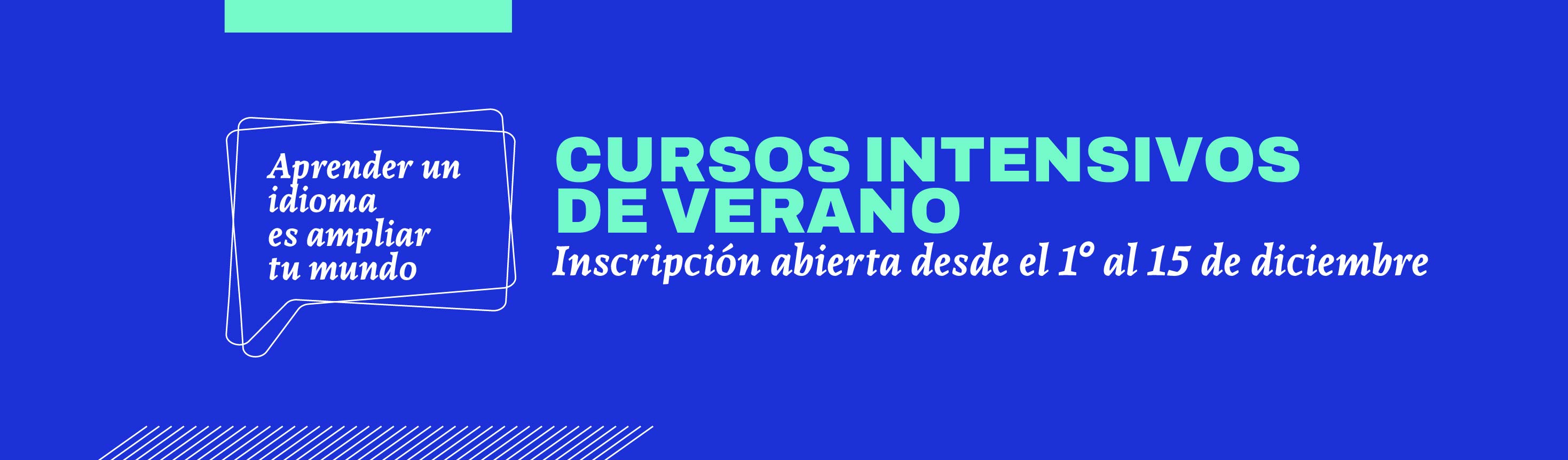Cursos Intensivos de Verano 2025-2026: Inscripciones abiertas del 1° al 15 de diciembre