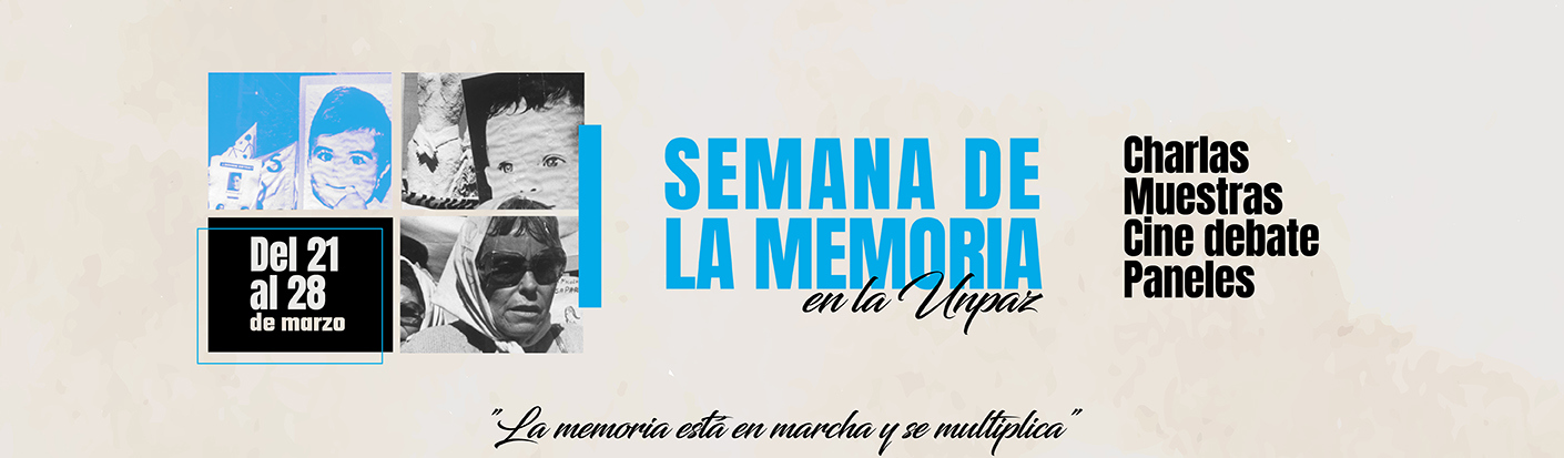 Semana de la Memoria en UNPAZ