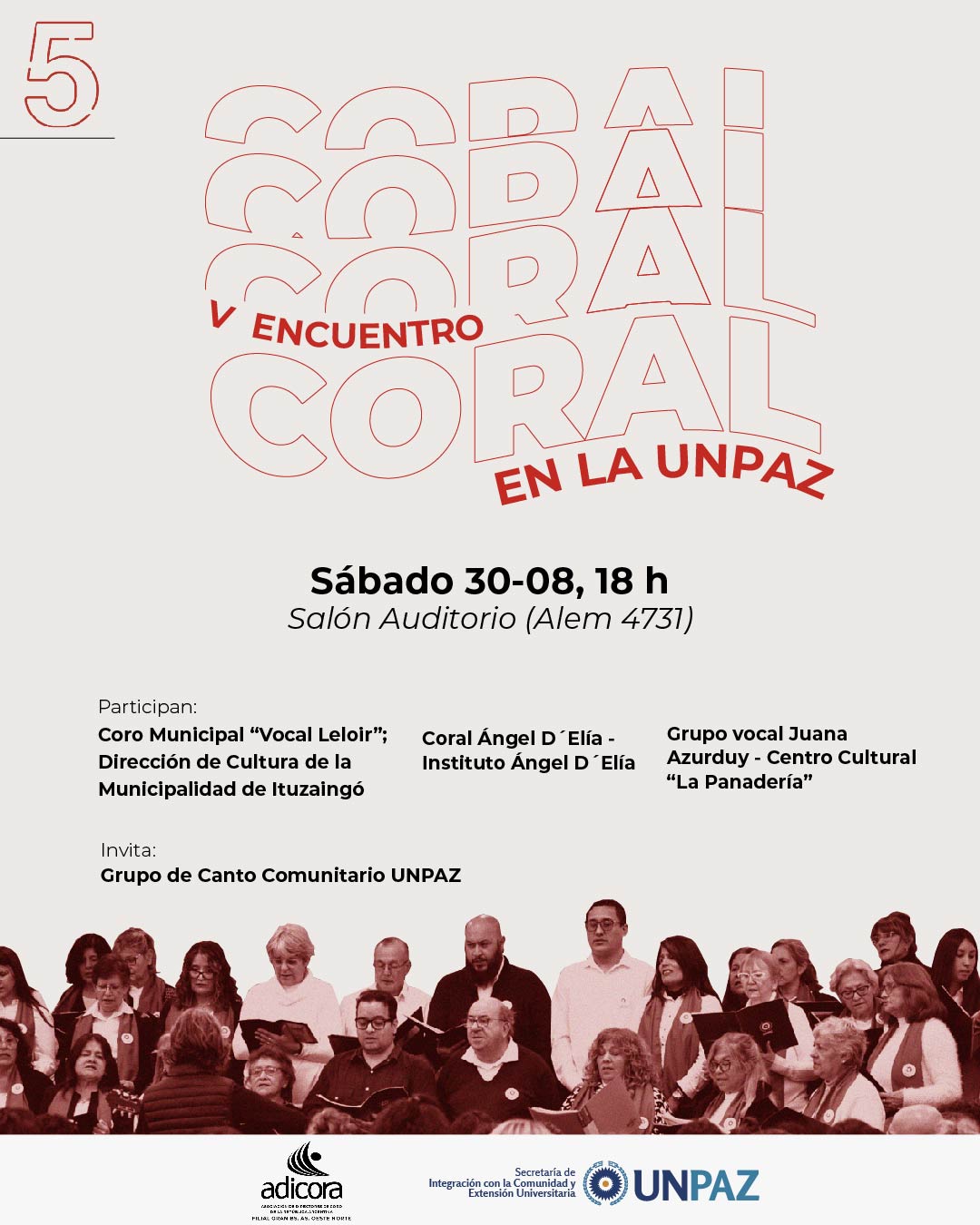 V Encuentro Coral de la UNPAZ