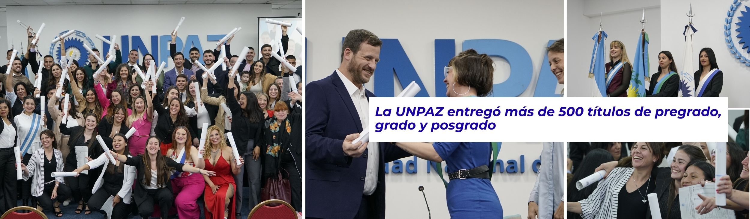 La UNPAZ entregó más de 500 títulos de pregrado, grado y posgrado