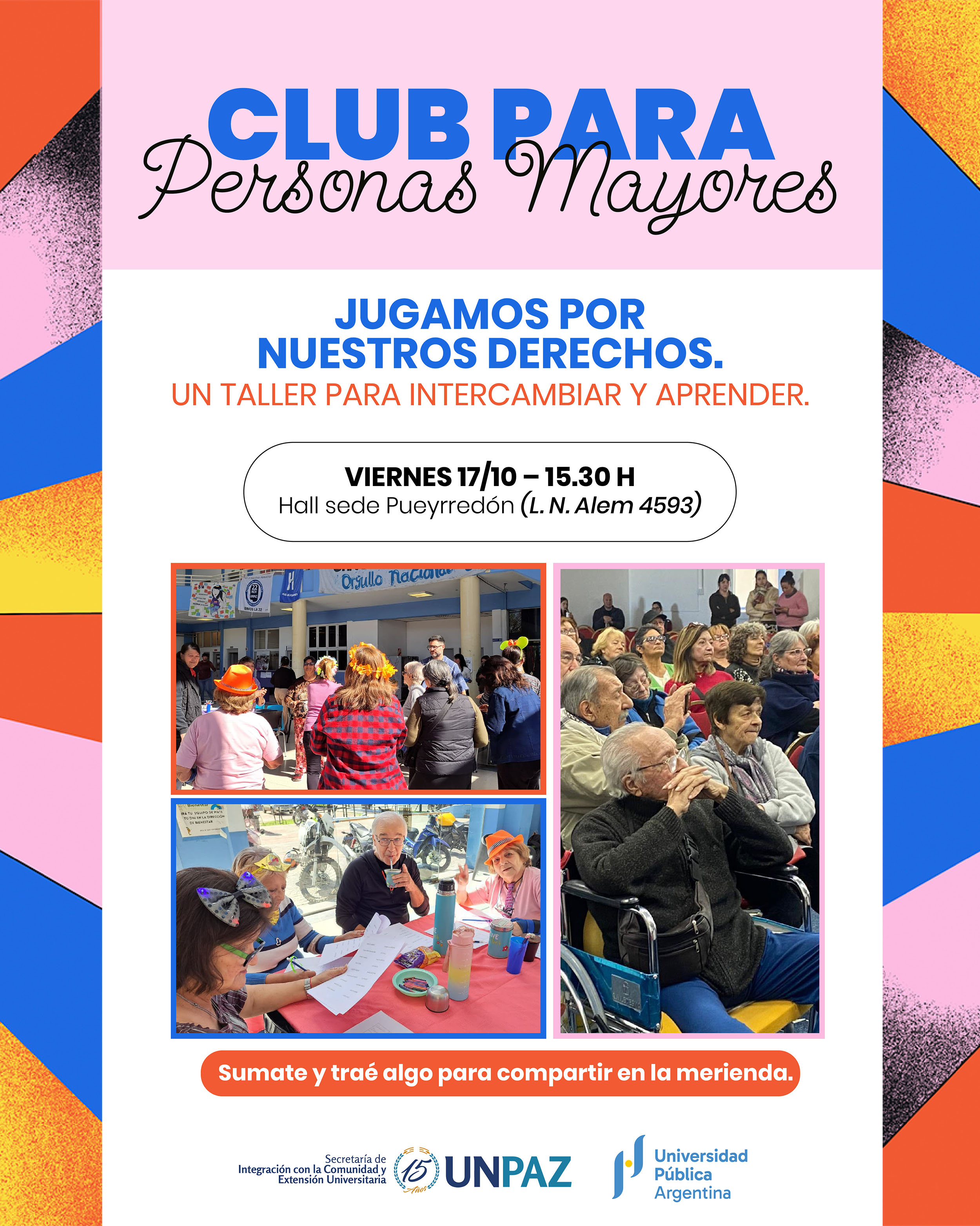 Tercer encuentro del “Club para personas mayores”