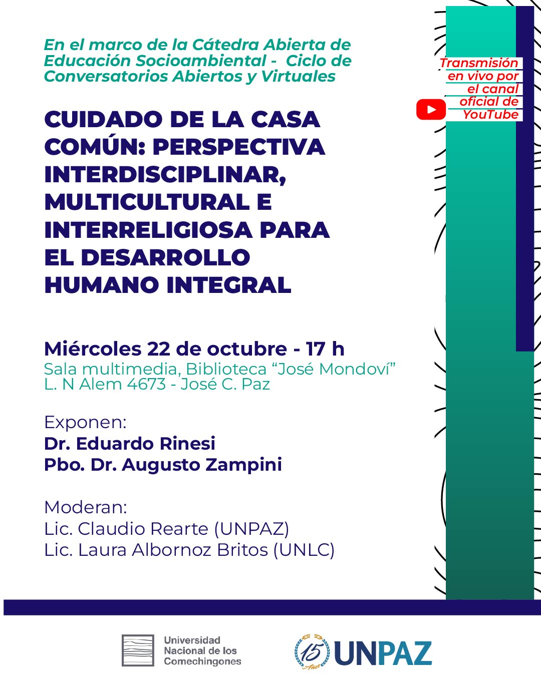 Cuidado de la casa común: perspectiva interdisciplinar, multicultural e interreligiosa para el desarrollo humano integral