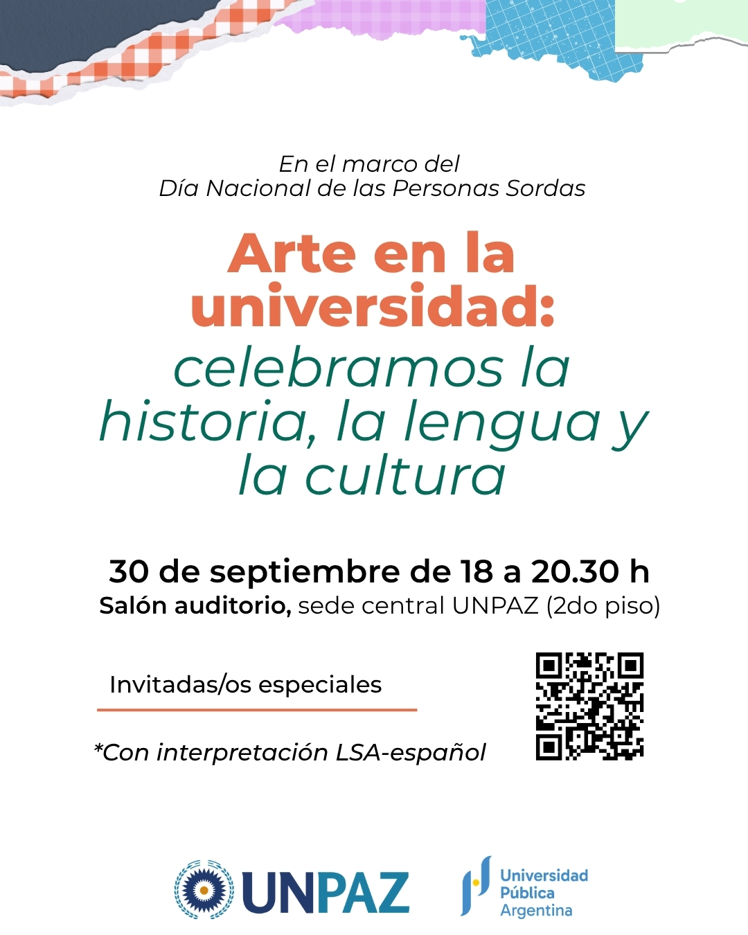Arte en la Universidad: una jornada para celebrar la historia, la lengua y la cultura de las personas Sordas