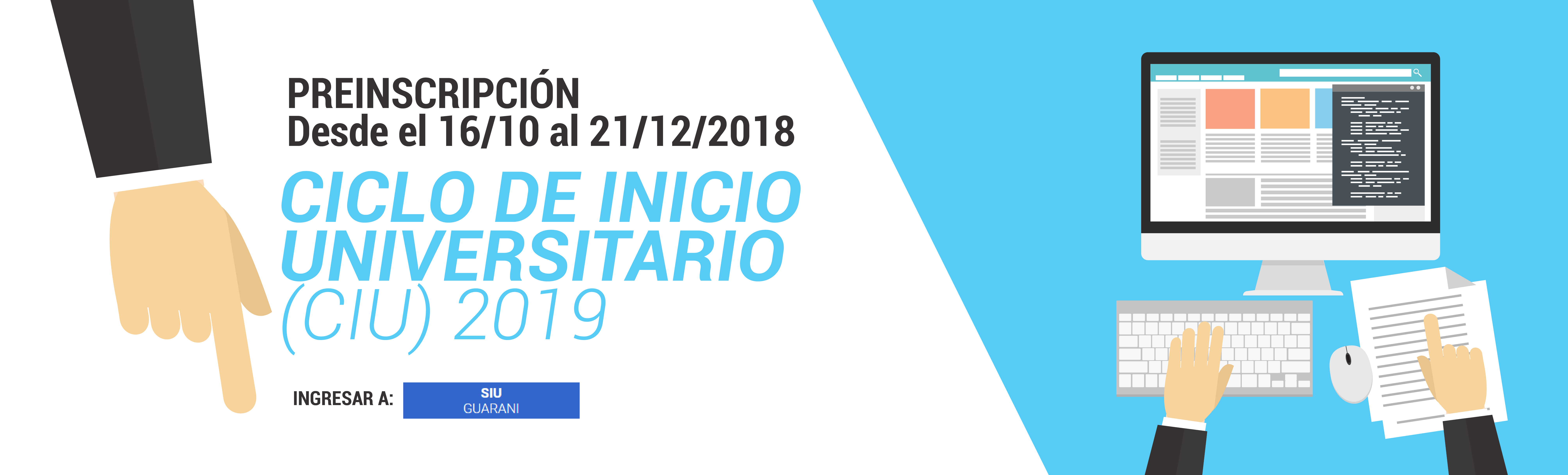 Ciclo de Inicio Universitario (CIU) 2019