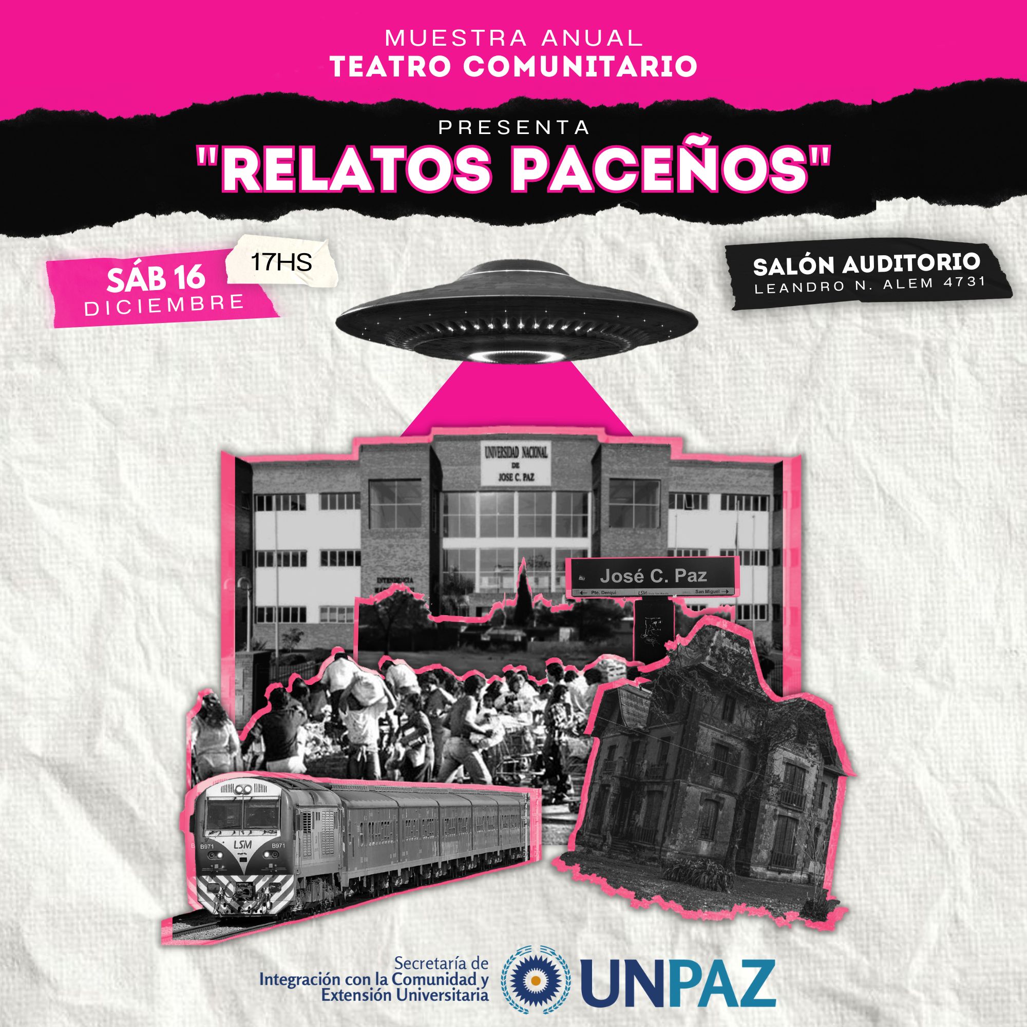 Muestra de teatro comunitario "Relatos Paceños" - UNPAZ