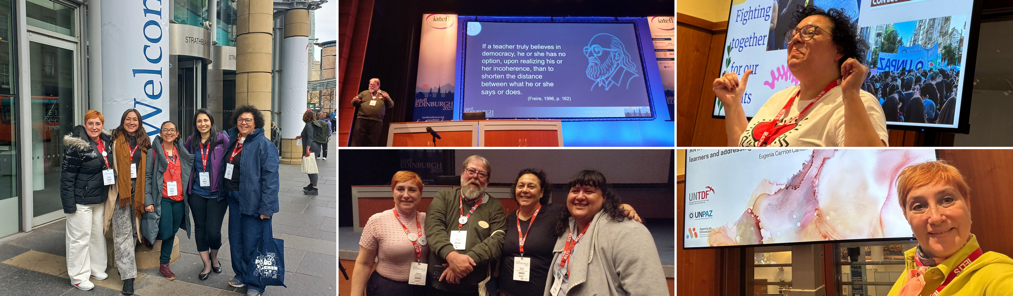Docentes de UNPAZ participaron en la conferencia anual de la IATEFL en Edimburgo