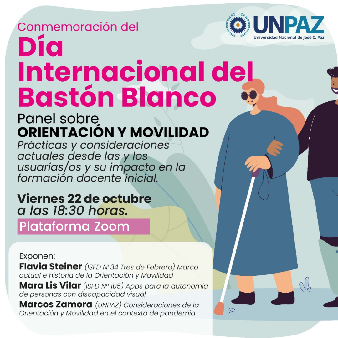 Panel sobre Orientación y Movilidad en conmemoración del Día Internacional del Bastón Blanco