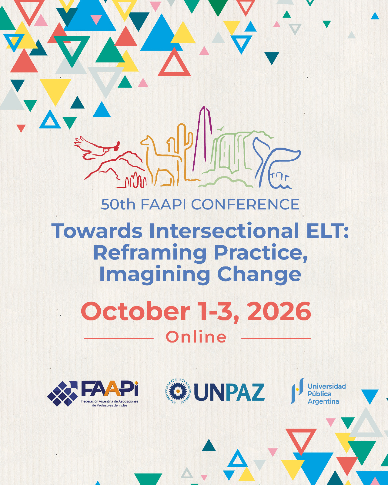 La UNPAZ será sede de la 50° Conferencia Internacional de Profesores de Inglés FAAPI