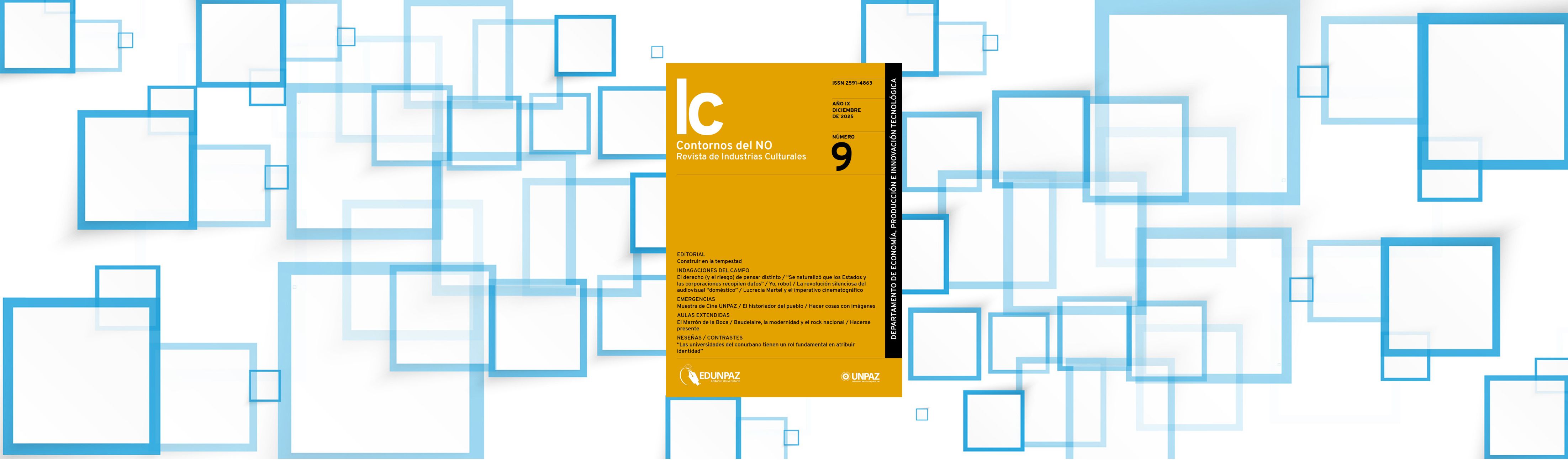 Industrias Culturales: nuevo número de la revista Contornos del NO