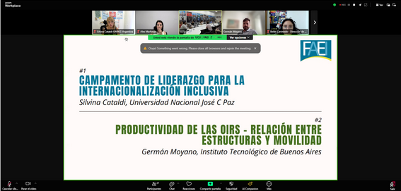 Octava Reunión del Foro Argentino para la Educación Internacional (FAEI) en la Universidad de Concepción del Uruguay (UCU) - UNPAZ