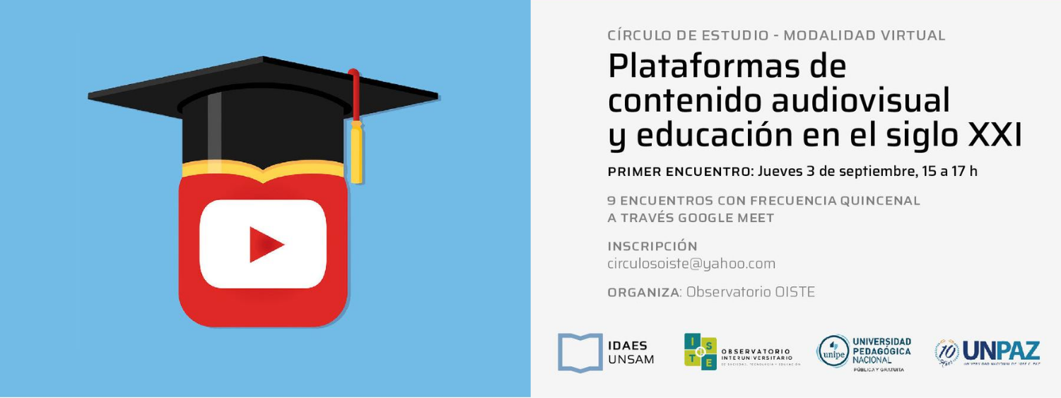 Círculo de Estudio "Plataformas de contenido audiovisual y educación en el S. XXI"