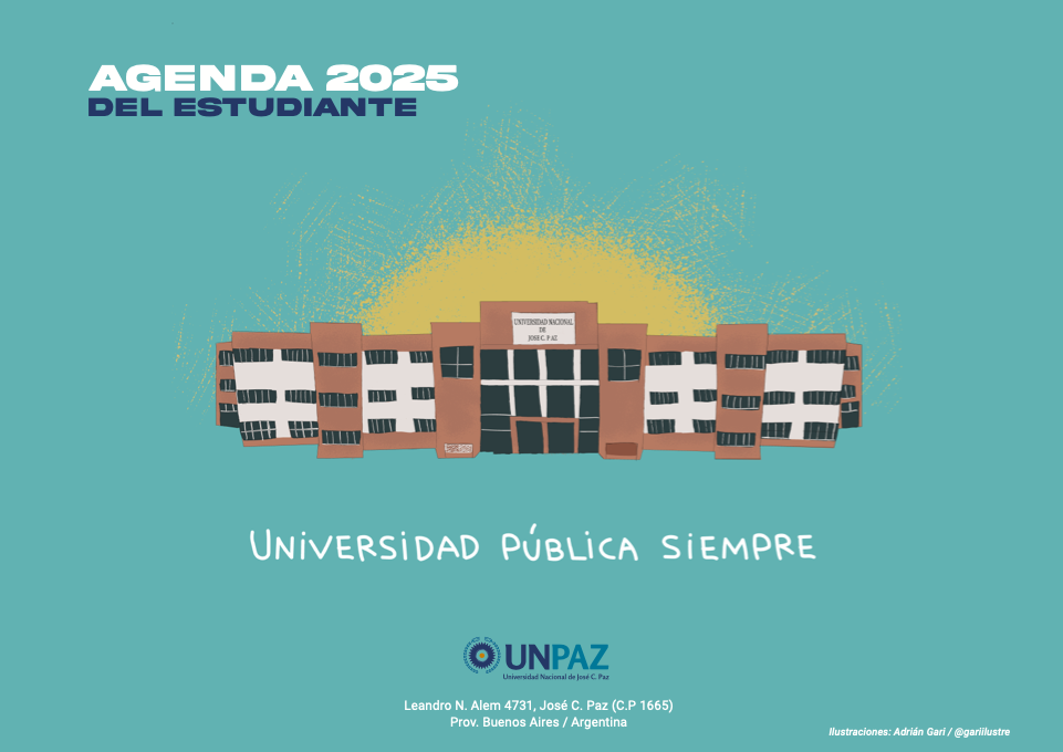 Agenda del estudiantes 2025 UNPAZ