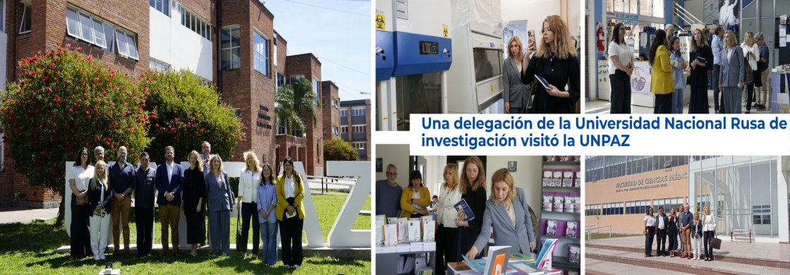 Una delegación de la universidad Nacional Rusa de investigación visitó la UNPAZ