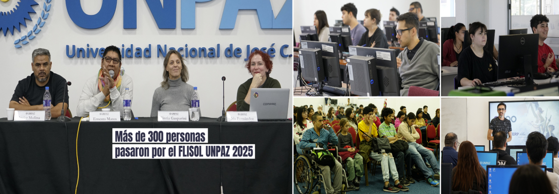 Más de 300 personas pasaron por FLISOL UNPAZ 2025