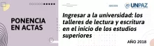 Ponencia en actas de la 1° Jornada DEMOCRACIA Y DESIGUALDADES