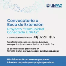 Convocatoria Becas de Extensión UNPAZ 2022