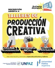 Nuevos talleres de clown, fotografía y encuadernación: inscribite hasta el 13 de septiembre