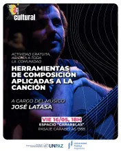  Charla "Herramientas de composición aplicadas a la canción" - UNPAZ