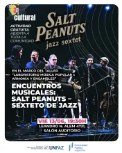 Encuentros musicales: Salt Peanuts – Sexteto de Jazz - UNPAZ